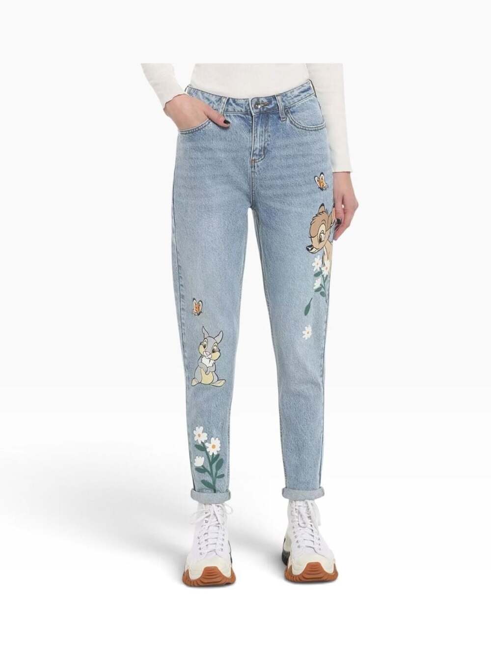 Disney Bambi Thumper Mom Jeans Size 1